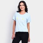 Ladies'  Crop  Top, नीला, small image number null